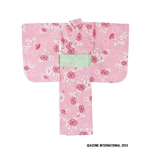 Yukata Set -Dream Of Morning Glory- (Pink), Azone, Accessories, 1/3, 4580116042904